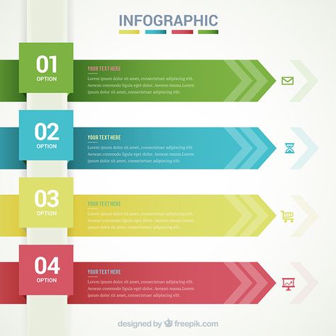 infographic-template-with-arrow-banners Infographic Template Free Download, Free Infographic Templates, Infographic Powerpoint, Infographic Design Layout, Infographic Design Template, Powerpoint Design Templates, Free Infographic, Infographic Template, Templates Free Download