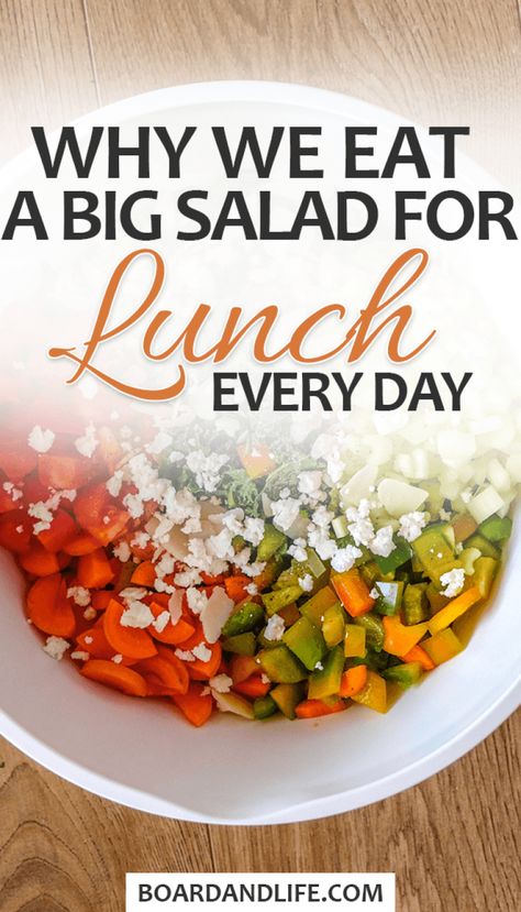 Healthy Salad For Lunch, Healthy Lunch Salad, Salad Recipes Lunch, Low Carb Meats, Salad For Lunch, Salad Diet, Big Salad, Eat Salad, Healthy Family Meals