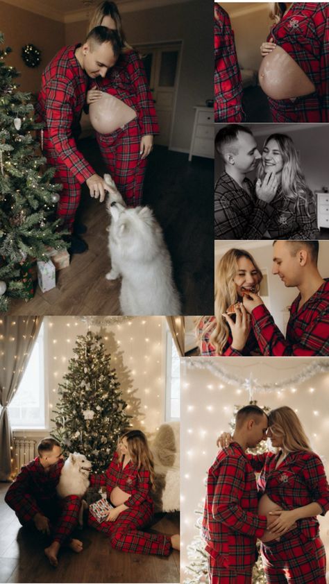 Maternity Pictures At Home, Couples Maternity Pictures, Christmas Pregnancy Photos, Pictures At Home, Christmas Pregnancy, Pregnant Couple, Home Christmas, Maternity Pictures, Pregnancy Photoshoot