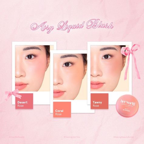 𝗝𝘂𝘀𝘁 𝗮 𝗗𝗮𝗯 𝗪𝗼𝗻’𝘁 𝗛𝘂𝗿𝘁! 😉✨ Discover our Airy Liquid Blush that’s super fun and versatile! Mix, match, and play with all shades for that perfect flush. Your cheeks, your rules🤘🏻 Cosmetic Poster, Dear Me Beauty, Corporate Girl, Liquid Blush, Dear Me, Flat Design, Mix Match, Beauty Health, It Hurts