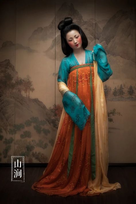 Imperial China Fashion, Tang Dynasty Fashion, Historical Chinese Clothing, Tang Dynasty Clothing, Tang Dynasty Hanfu, Hanfu Girl, Chinese Traditional Costume, Chinese Traditional Dress, Ancient Chinese Clothing