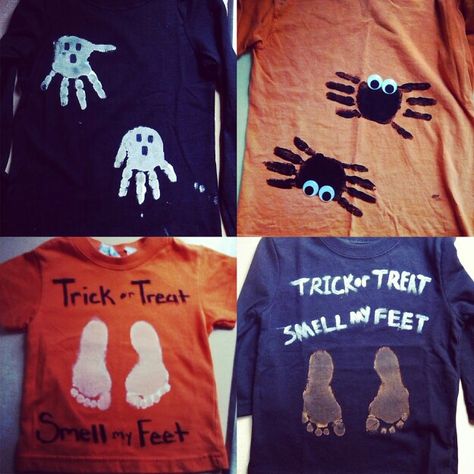 Diy Halloween shirts for kids   :) They all turned out perfect! So cute! So easy! & the kids love em! Diy Halloween Shirts For Kids Paint, Diy Halloween Shirts For Women, Diy Halloween Shirts For Kids, Halloween Shirts Diy, Halloween Tshirt Diy, Halloween Shirts For Kids, Halloween Shirts For Toddlers, Diy Halloween Shirts, Halloween Shirts For Women