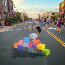 3d Sidewalk Art Tutorial, Chalk Art 3d, Sidewalk Art Illusions, 3d Street Art Illusions, 3d Chalk Street Art, 3d Sidewalk Art, 3d Chalk Art, Sidewalk Chalk Art, Sidewalk Art