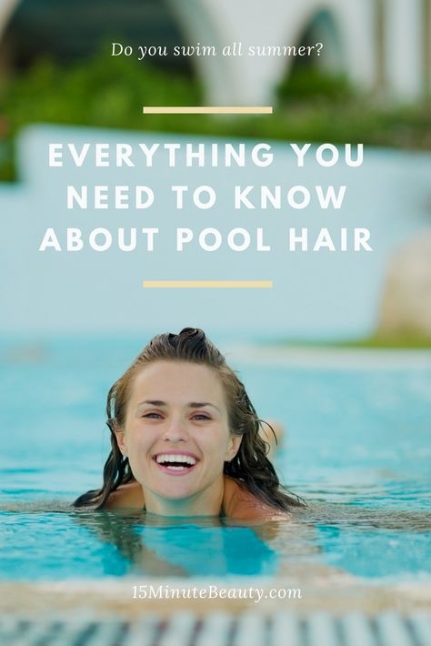 Do you spend a lot of time in the pool? Do you wonder why your hair turns green? Here's why that happens, how to get rid of the green and fix other pool hair problems! Green Hair From Pool How To Get Rid Of, Green Pool, Pool Hairstyles, Runway Hair, Hair Problems, Best Beauty Tips, Beauty Must Haves, Summer Beauty, Good Hair Day