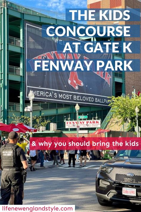 fenway park kids concourse gate k Boston With Kids, Red Sox Game, Kid Friendly Restaurants, Boston Things To Do, Park Rosé, Fenway Park, New England Style, Food Options, England Style