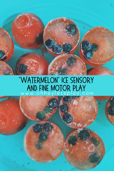 Watermelon Sensory Bin, Watermelon Activities For Toddlers, Watermelon Crafts For Toddlers, Watermelon Activities For Preschool, Fruit Sensory Bin, Fruit Activities For Toddlers, Fruit Activities For Preschool, Watermelon Activity, Toddler Picnic