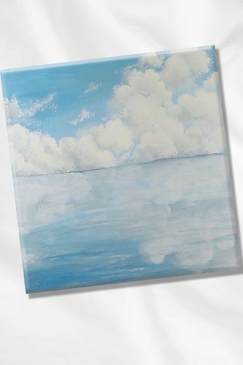 Acrylic Reference, Acrylic Clouds, Themed Paintings, Learn Acrylic Painting, Clouds Painting, Canvas Art Painting Acrylic, Oil Painting Lessons, Modern Art Canvas Painting, Art With Meaning