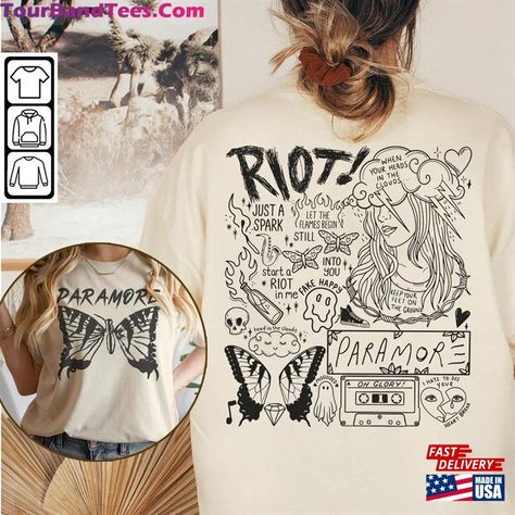 Paramore Doodle Art Shirt 2 Side Vintage Album Lyric Merch Tee Sweatshirt Hoodie T-Shirt Classic Check more at https://tourbandtees.com/product/paramore-doodle-art-shirt-2-side-vintage-album-lyric-merch-tee-sweatshirt-hoodie-t-shirt-classic/ Paramore Merch, Merch Tee, Emotional Messages, Art Shirt, Paramore, Art Shirts, Top Trends, Sweatshirt Hoodie, Doodle Art