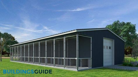 800x400-30x60-kennel-plan Dog Kennel Building, Commercial Dog Kennel, Dog Mansion, Dog Kennel Flooring, Dog Boarding Ideas, K9 Kennels, Kennel Ideas Outdoor, Building A Dog Kennel, Metal Dog Kennel