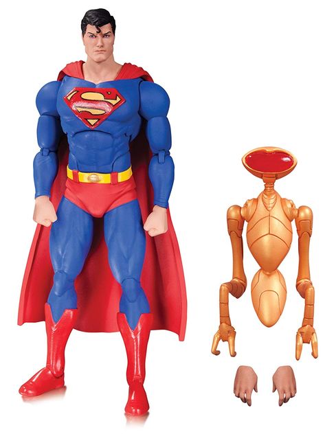 Superman Boy, Superman Figure, Superman Action Figure, Dc Comics Action Figures, Dc Action Figures, Diamond Comics, Superman Man Of Steel, Dc Icons, Dc Collectibles