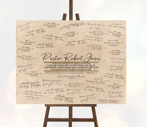 Pastor Party Decorations, Pastor Appreciation Scripture, Pastor Appreciation Table Decorations, Pastor Appreciation Ideas Decoration, Name Poem, Pastor Gifts, Pastor Appreciation Month, Christmas Thank You Gifts, Sanctuary Decor