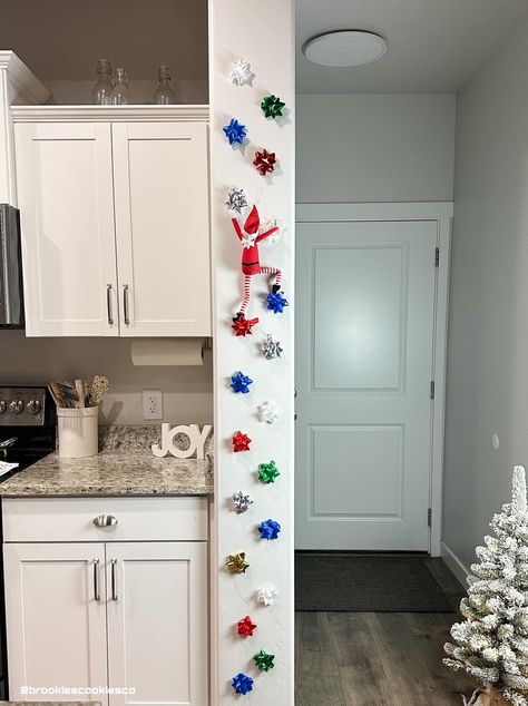 Scaling new heights of holiday... - Brookie's Cookies Elf On The Shelf Climbing, Brookies Cookies, Elf Idea, Funny Holiday Cards, Awesome Elf On The Shelf Ideas, Christmas Memes, Elf On The Shelf Ideas, Funny Christmas Cards, Classroom Crafts