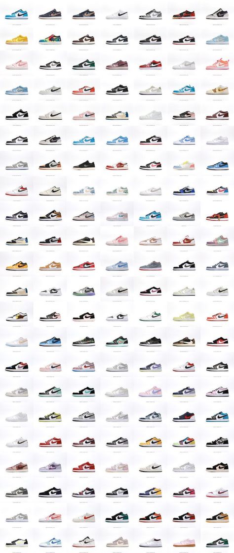 All Types Of Jordan Shoes, Types Of Jordans, All Jordan Shoes List, Air Jordan 1 Colors, Jordan Low 1 Outfit, Outfits With Air Jordans, Jordan 1 Low Outfit, Jordan Shoes List, Kpop Challenge