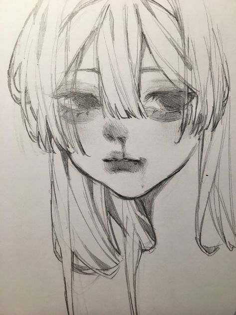 얼굴 드로잉, Indie Drawings, Seni Dan Kraf, Art Tools Drawing, Easy Drawings Sketches, Pretty Drawings, A Pencil, 영감을 주는 캐릭터, Cute Art Styles