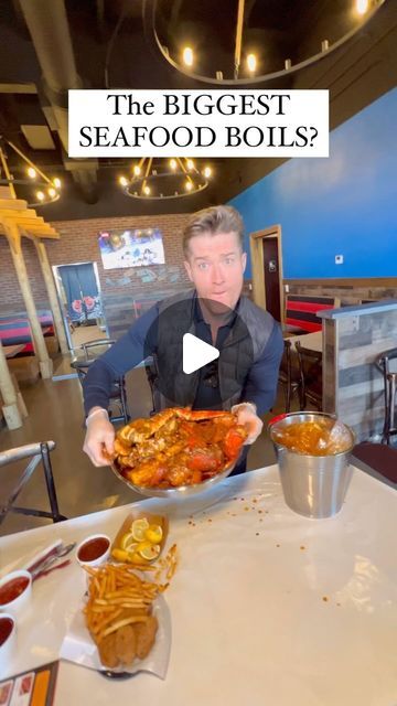 Drew Belcher on Instagram: "MASSIVE SEAFOOD BOILS so big they’re served in a trash bag!!

📍 @cajuncrackinlv

🔥 NEW SPOT ALERT on the EAST SIDE serving MASSIVE SEAFOOD BOILS

👇🏼TAG SOMEONE DOWN👇🏼

#unlokt #seafood #lobster #seafoodboil #kingcrab #lasvegas  #vegasfood #lasvegasfood #foodbeast #eeeeeats #foody" Lobster Seafood Boil, Seafood Boils, Seafood Lobster, Las Vegas Food, Seafood Boil Recipes, Vegas Food, King Crab, Seafood Boil, Trash Bag