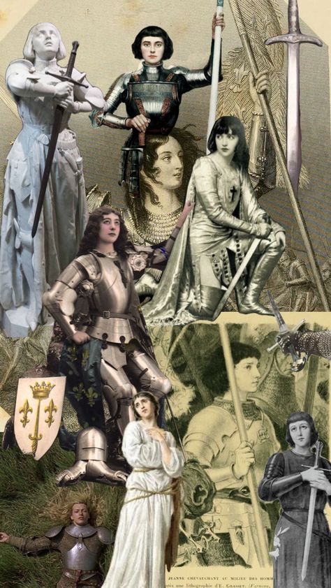 Jeanne d’Arc #art #joanofarc Joan Of Arc Costume, Santa Joana D'arc, Catholic Wallpaper, Saint Joan Of Arc, St Joan, Historical Painting, Female Knight, Joan Of Arc, Catholic Art