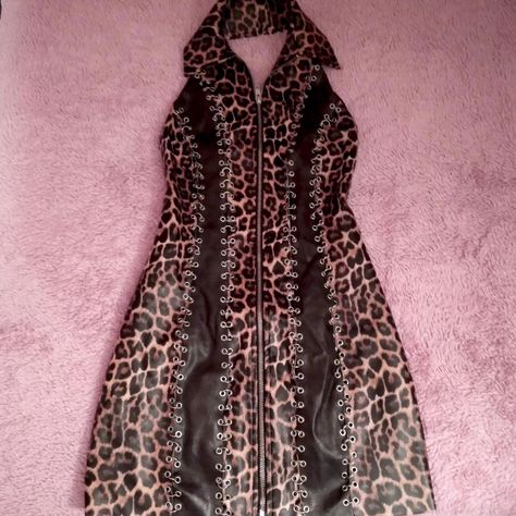 I AM GIA goth cheetah print dress 🖤 Very flattering... - Depop Goth Cheetah Print, Cheetah Print Dress, I Am Gia, I Love It, Cheetah Print, Love It, Print Dress, I Love