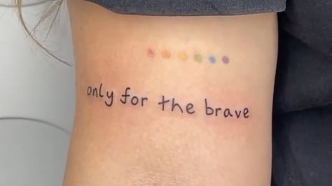 Only The Brave Tattoo Louis Tomlinson, Larry Tattoos Ideas, Louis Tomlinson Related Tattoos, Tattoo Ideas One Direction, Louis Tomlinson Inspired Tattoos, Louis Tomlinson Tattoos Inspiration, 1d Tattoos Ideas, Louis Tomlinson Tattoos Ideas, One Direction Tattoos Ideas