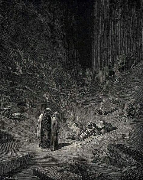 Gustave Dore Divine Comedy, Dantes Inferno Artwork, Inferno Aesthetic, Inferno Dante, Etsy Poster, Divina Commedia, Divine Comedy, Dantes Inferno, Classic Art Prints