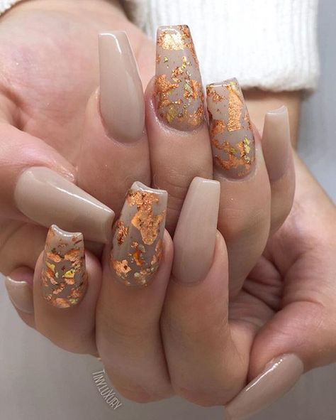 Fall Vibes September booking available. Dates open day by day. #nycnails… Nyc Nails, Fall Acrylic Nails, Fall Nail Art, Foil Nails, Autumn Nails, Gold Nails, Gorgeous Nails, Holiday Nails, Acrylic Nail Designs