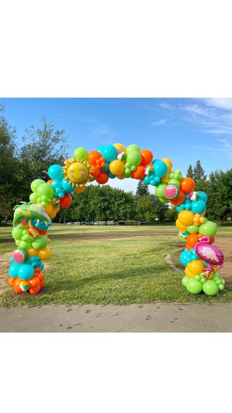 Summer is here!!! ☀️ What is a fun field day without balloons? We loved being a bright pop of color and summer fun to Gold River Discovery… | Instagram Field Day Decorations, Field Day Themes, Fruit Spirit, Beach Balls, Bright Pop, Gold River, Princess Theme Party, Princess Theme, Balloon Columns