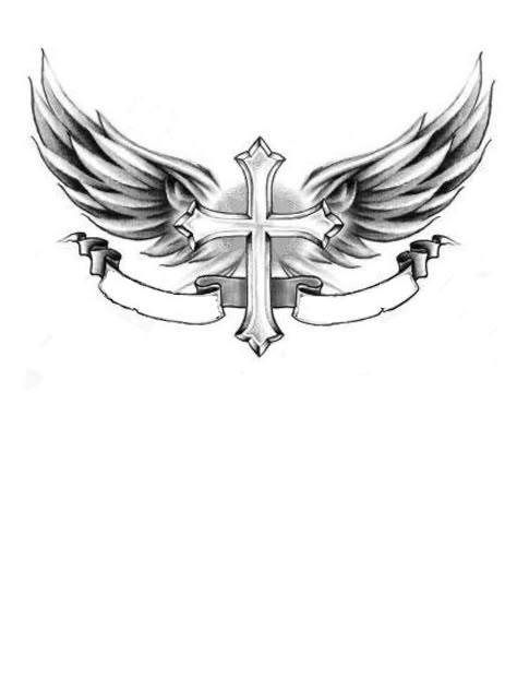 Cross And Wings Tattoo Design, Neymar Tattoo, Cross Tattoo Neck, Cross With Wings Tattoo, Tattoo Machine Art, Shen Long Tattoo, Remember Tattoo, Ace Of Spades Tattoo, Tato Salib