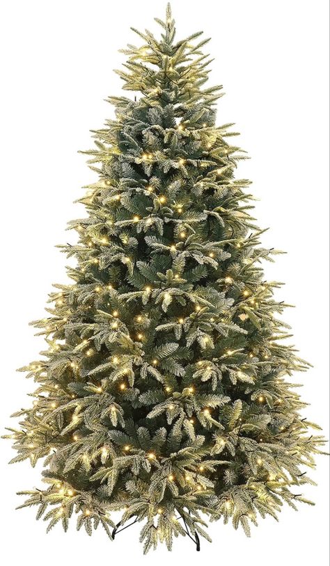 Colorado ICY-Blue Pine Christmas Tree Pre-lit with LED Lights (8ft Frosted Pre-lit) : Amazon.ca: Home Colorado Christmas Tree, Colorado Christmas, The Perfect Christmas Tree, Christmas Tree With Lights, Perfect Christmas Tree, Tree With Lights, Blue Pine, Tree Bag, Farmhouse Style Christmas