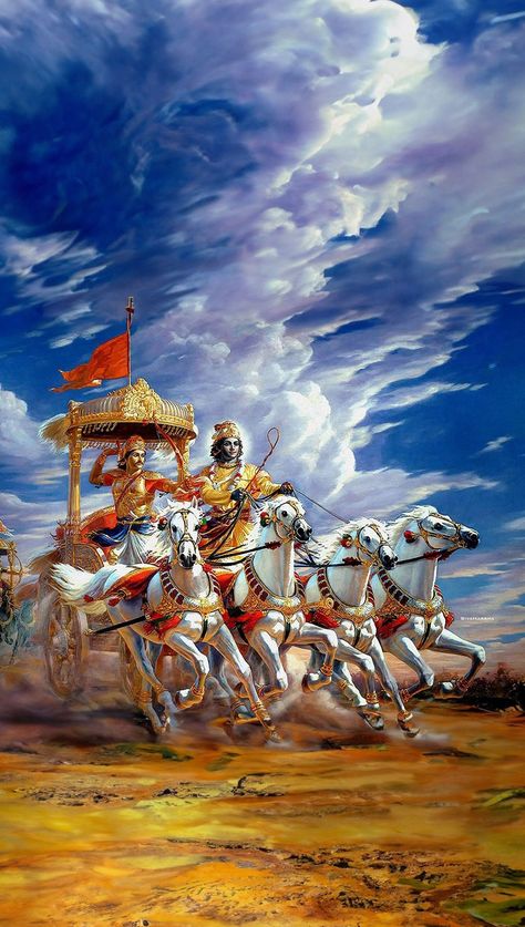 Krishna Kurukshetra Images, Kurukshetra Wallpaper, Krishna In Kurukshetra, Mahabharata Wallpapers, Shree Ram Wallpaper, Lion Motivation, Shree Ram Photos, The Fates, Radhe Shyam