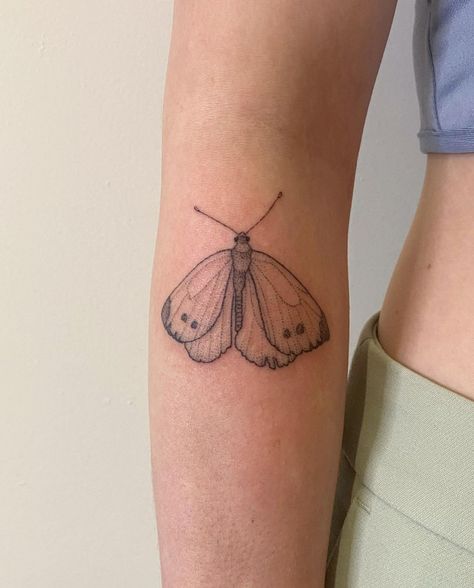 Moth Stick And Poke, Biology Tattoo, Traditional Moth, Moth Tattoo Meaning, Lunar Moth Tattoo, Traditional Moth Tattoo, Luna Moth Tattoo, Moth Tattoos, Aesthetic Tattoo Ideas