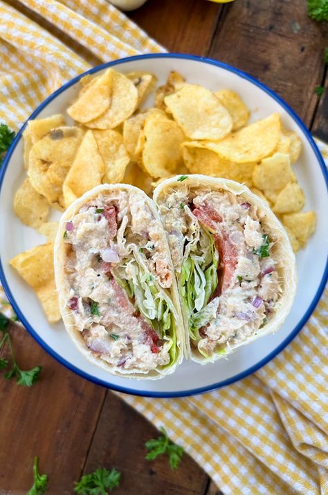 Healthy CREAMY Tuna Wraps | Packed with Goodness & EASY to Make Tuna Wraps Recipes, Tuna Wraps, Pesto Wrap, Salmon Meatballs, Sour Cream Recipe, Tuna Wrap, Wraps Recipes, Healthy Tuna, Healthy Wraps