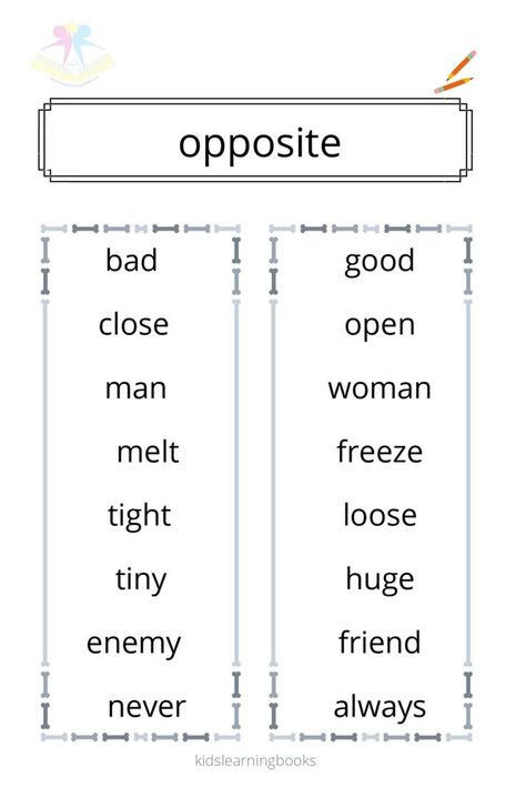 Opposite Words Worksheet, Opposite Words For Kids, English Exam Papers, Study English Grammar, English Poems For Kids, English Poems, Hindi Grammar, Words Worksheet, English Grammar For Kids