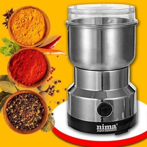 ₨ 1,900- Multi-Purpose Nima Electric Coffee Spice Bean Grinder 👇 https://tinyurl.com/Electric-Coffee-Spice Tarte Concealer, Book Perfume, Pore Eraser, Mixer Grinder, Spice Grinder, Spiced Coffee, Stainless Steel Bowl, Coffee Grinder, Clean Kitchen