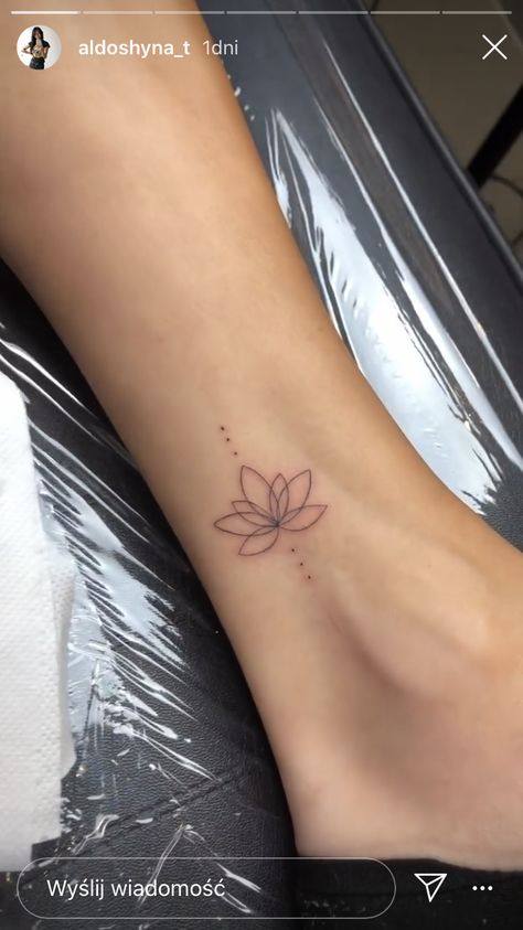 Lotus Flower Tattoo On Spine, Small Fine Line Tattoo Women Ankle, Lotus Flower Tattoo Small Ankle, Lutos Tattoo Design, Lutos Flower Tattoo, Small Lotus Tattoos For Women, Arm Text Tattoos For Women, Lotus Flower Tattoo Behind Ear, Minimalist Sternum Tattoo Women