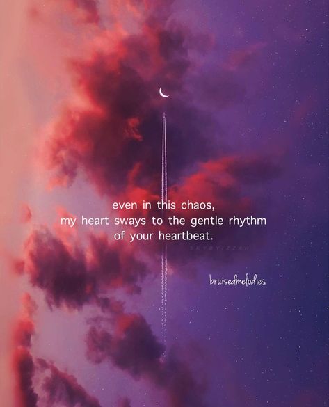 sk 🌺 on Instagram: “❝even in this chaos, my heart sways to the gentle rhythm of your heartbeat❞ . . . artwork source: @skybyizzah . . . follow @bruisedmelodies…” Gentle Quotes Heart, Peace Quotes, Black Aesthetic Wallpaper, Black Aesthetic, Aesthetic Wallpaper, In A Heartbeat, Couple Goals, My Heart, Aesthetic Wallpapers