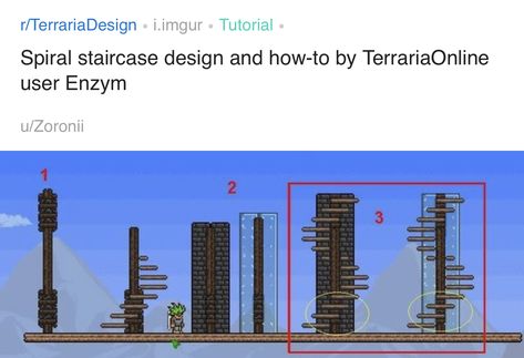 House Design Terraria, Terraria Spiral Staircase, Terraria Medieval House, Terraria Castle Design, Terraria Staircase, Easy Terraria Builds, Cute Terraria Houses, Terraria Stairs, Terraria Build Ideas