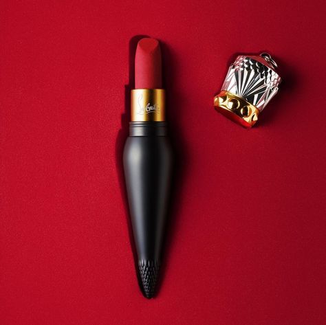 Christian Louboutin Makeup, Red Lipstick Collection, Christian Louboutin Loubi Queen, Runway Rogue Lipstick, Luxury Red Lipstick, Christmas Surprise, Red Louboutin, Matte Lip Color, Velvet Matte