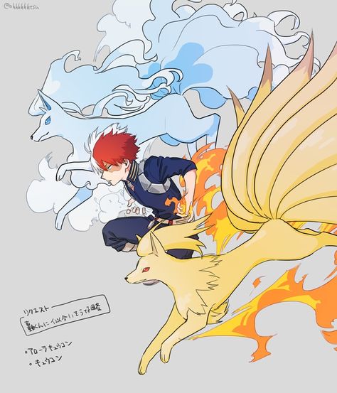 Pokemon Crossover, Hero Poster, Pokemon Teams, Boku No Hero Academia Funny, Pokemon Drawings, Pokemon Fan Art, Cartoon Crossovers, Pokemon Characters, Pokemon Pictures