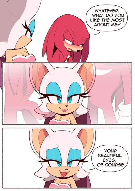 Knuckles Rouge, Rouge X Knuckles, Knuckles And Rouge, Knuckles X Rouge, Terrifying Pictures, Sonamy Comic, Sonic & Knuckles, Sonic Ships, Sonic Fanart