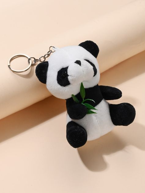 Multicolor  Collar  Zinc Alloy   Embellished   Women Accessories Panda Charm, Charm Keychain, Key Chain, Zinc Alloy, Keychains, Snoopy, Women Accessories, Novelty Christmas, Key