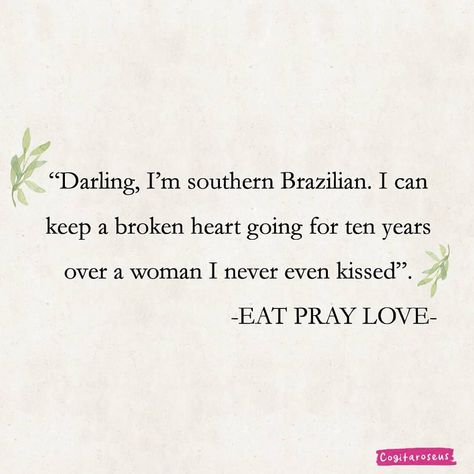 Is this true for brazilians??⠀ ⠀ TAG YOUR BRAZILIAN FRIEND!⠀ ⠀ Auto Brazilian Quotes, Elizabeth Gilbert Books, Elizabeth Gilbert, Eat Pray, Eat Pray Love, Quotes, Books, Instagram