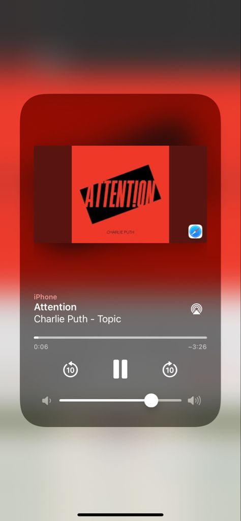 Want Attention, Charlie Puth, My Heart, Incoming Call Screenshot, Songs, Iphone