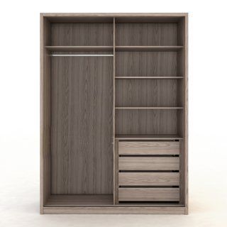 2 Door Closet Ideas, Beautiful Closets Bedroom, Cabord Designs Wood, Wooden Wardrobe Design, Bedroom Wardrobe Design, Closet Design Layout, Simple Closet, Wardrobe Door Designs, Wardrobe Organisation