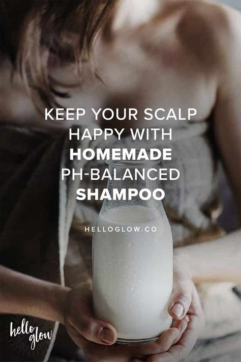 Diy Shampoo For Dry Scalp, Diy Ph Balanced Shampoo, Natural Clarifying Shampoo Diy, Ph Balanced Shampoo Diy, Homemade Shampoo For Oily Hair, How To Make Natural Shampoo, Home Made Shampoo Recipes, Clarifying Shampoo Diy, Homemade Clarifying Shampoo