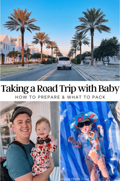 Road Trip With Newborn, Road Trip With Baby, Baby Road Trip, Car Ride Activities, 7 Month Baby, Baby Vacation, Baby Buns, Baby Sunscreen, Family Road Trip