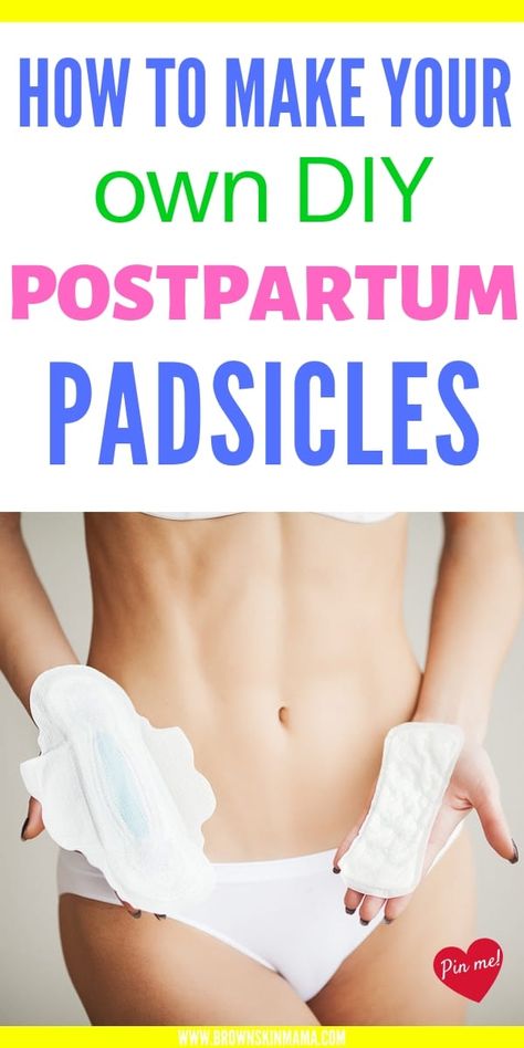 How to make your own DIY padsicles for those postpartum days where it just feels so painful! Diy Padsicles, Padsicles Postpartum, Postpartum Hacks, Diy Postpartum, Baby Cook, Postpartum Tips, Pregnancy Hacks, Fourth Trimester, Pregnancy Info