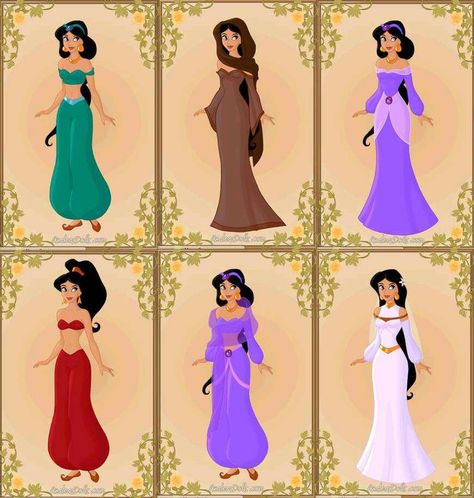 Princess Jasmine outfits Princess Jasmine Outfits, Disney Character Inspired Outfits, Aladdin Cosplay, Outfits Cartoon, Princess Jasmine Dress, Joker Halloween Costume, Joker Halloween, Disney Themed Outfits, Jasmine Dress