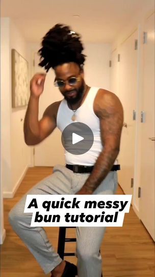 13K views · 481 reactions | I love this quick messy bun tutorial by Darvell StylishRebelz Sampson . . #menwithlocs #menwithdreads #locs #dreads #dreadlocks | Men With Locs | Men With Locs · Original audio Loc Bun Men, Men With Dreads In Suits, Quick Messy Bun Tutorial, Dreadlock Bun, Men With Locs, Locs Men, Quick Messy Bun, Dreadlocks Men, Mens Dreads