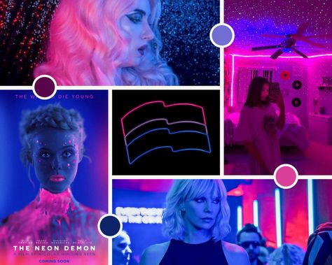 The Rise (and fall) of bisexual lighting | BØWIE Creators — Home of Queer & Feminist Creators What Is Bisexual, Bisexual Lighting, The Neon Demon, San Junipero, Berries And Cream, Pride Stuff, App Design Layout, Atomic Blonde, Noir Movie