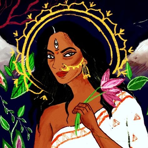 Parvati can embody many forms, each of which is worshipped as an individual goddess in her own right. Hindu Goddess Parvati, Parvati Goddess Art, Parvati Goddess, Hindu Goddesses, Goddess Parvati, Love Power, Kali Ma, Ancient Paintings, Hindu Goddess