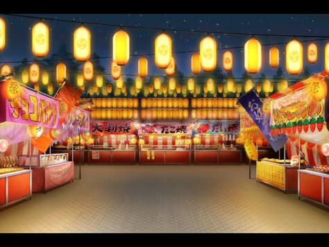 Japanese Festival Anime Background, Desenhos Love, Episode Interactive, Anime Places, Episode Interactive Backgrounds, Gacha Backgrounds, Episode Backgrounds, Anime City, Festival Background